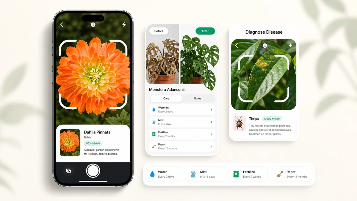 Plant Identifier — Leafora preview